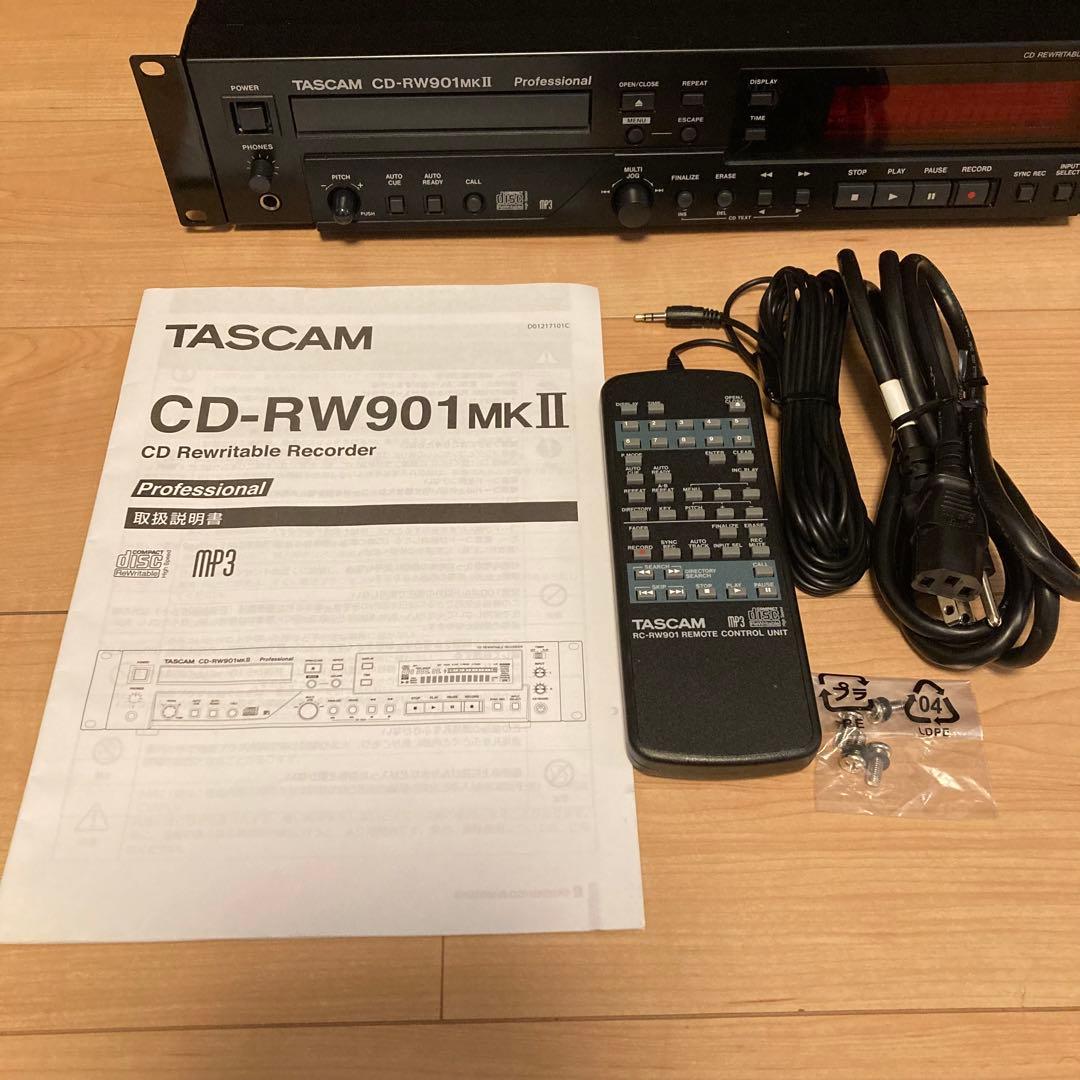動作品 TASCAM CD-RW901MK2 業務用 タスカム CDレコーダー