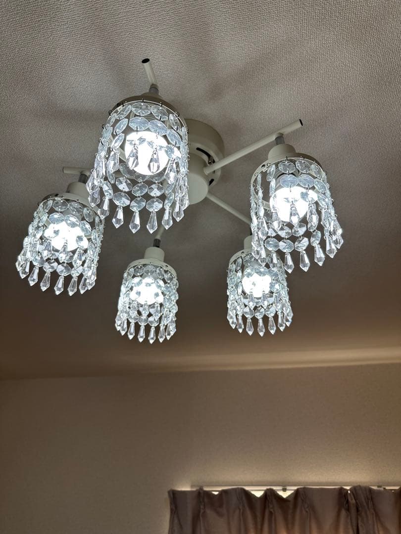 ★【美品】シーリングライト シャンデリア おしゃれ led 5灯