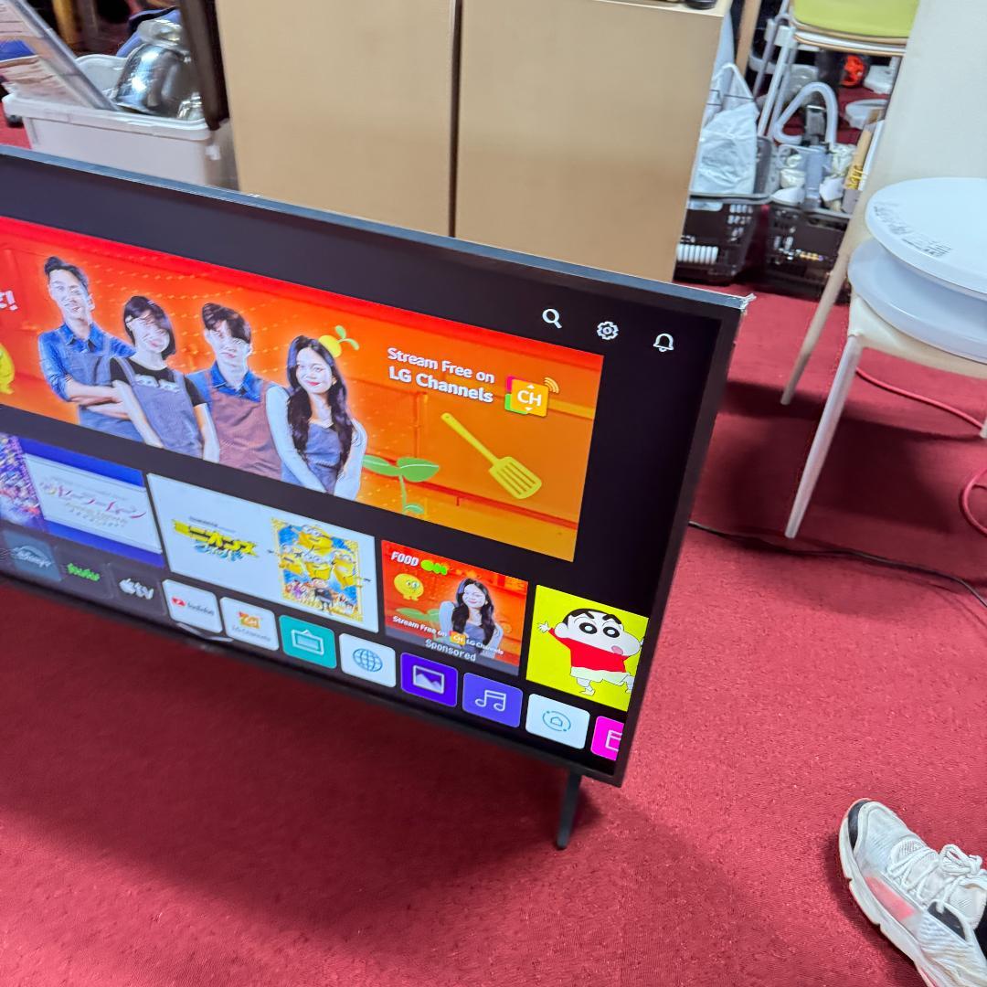 東京23区送料無料　美品LG55型スマートテレビ　2020年製　55UM7380