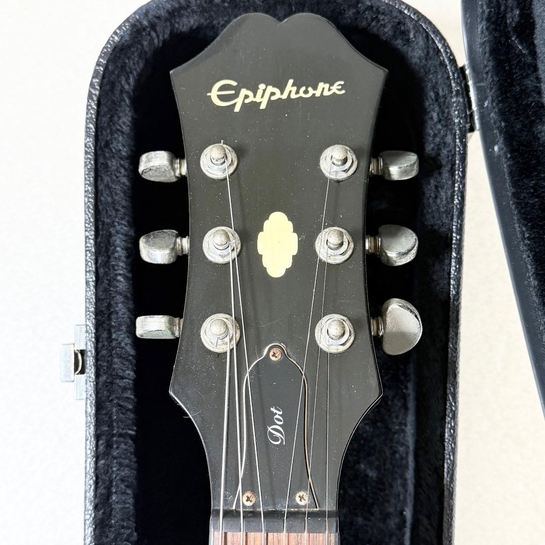Epiphone DOT EB エレキギター ハードケース付 エピフォン