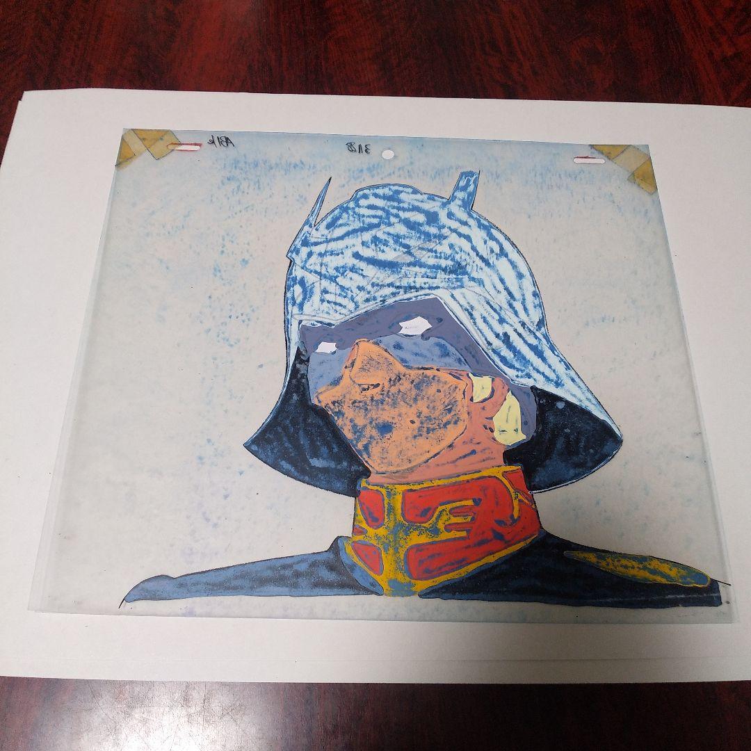 機動戦士ガンダム　シャア・アズナブル　セル画　背景付き