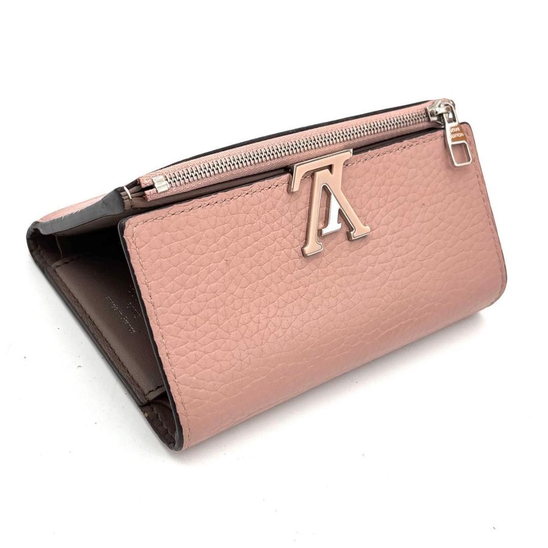 ルイヴィトン ポルトフォイユ カプシーヌ コンパクト 三つ折り財布 マグノリア