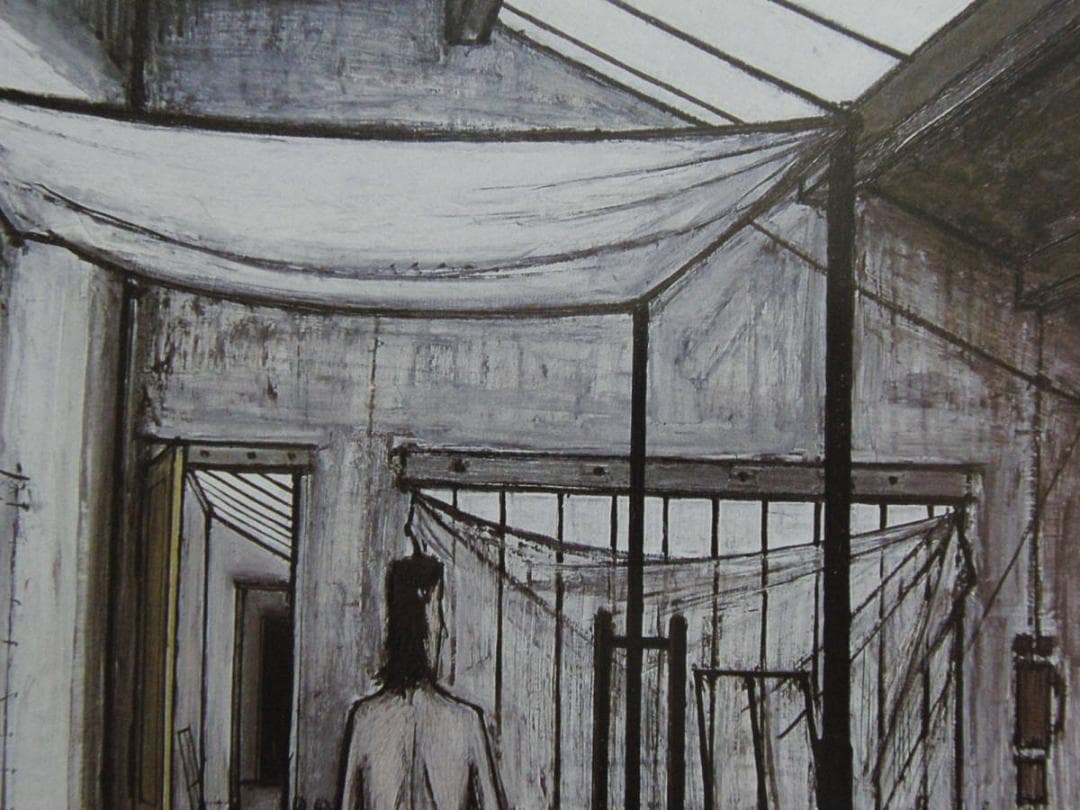 ベルナール・ビュッフェ、「Modele dans l'atelier」