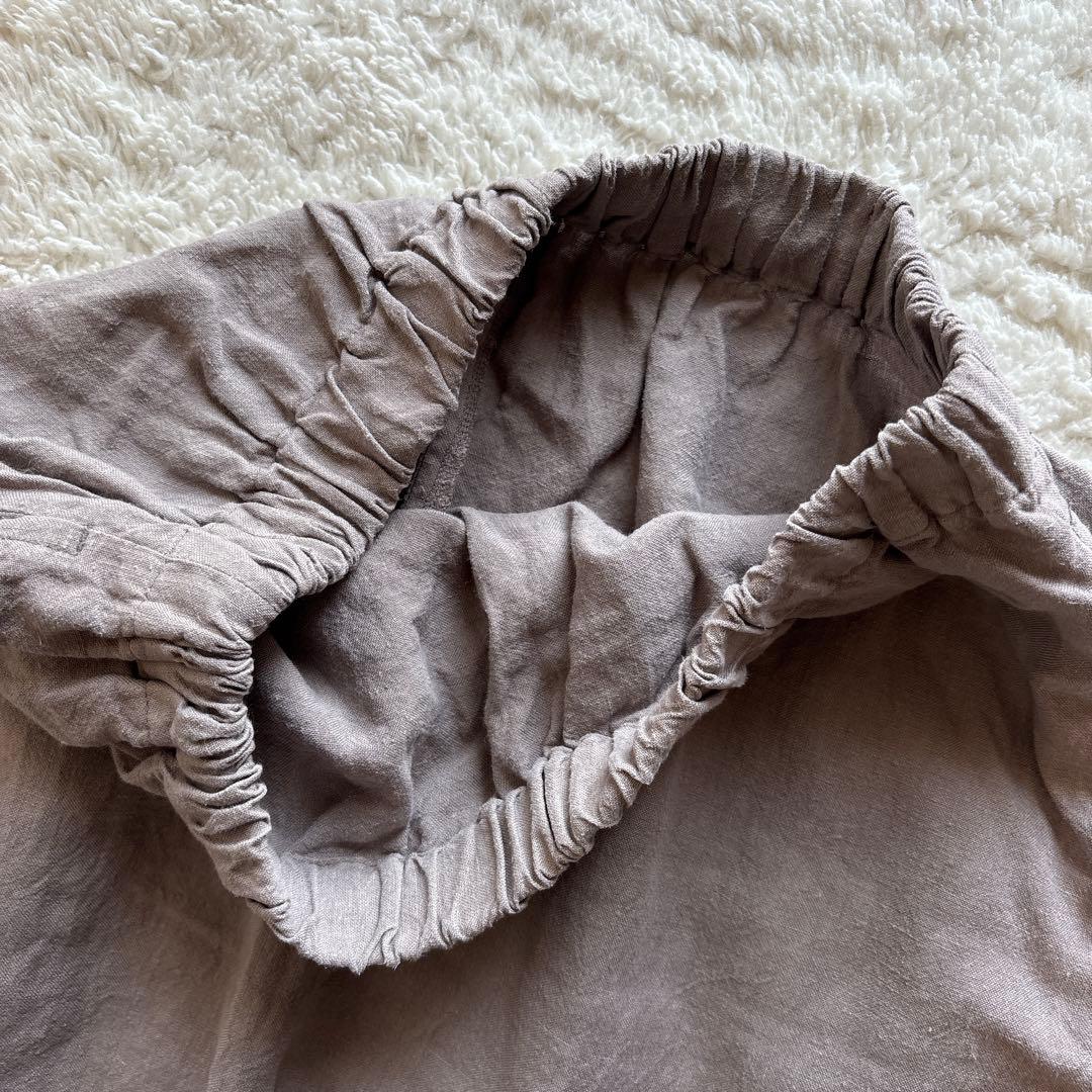 美品　中川政七商店　麻のサルエルパンツ　日本製