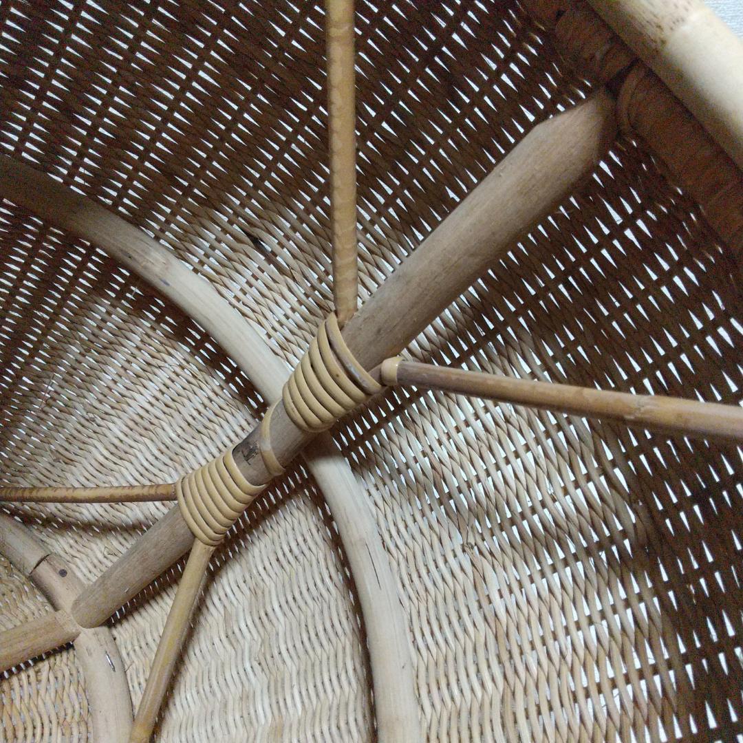 ラタン スツール 円筒形 チェア