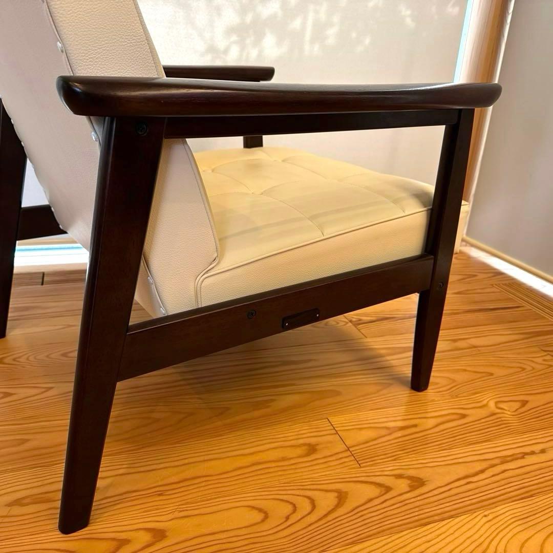 カリモク60 Kチェア1シーター ホワイト