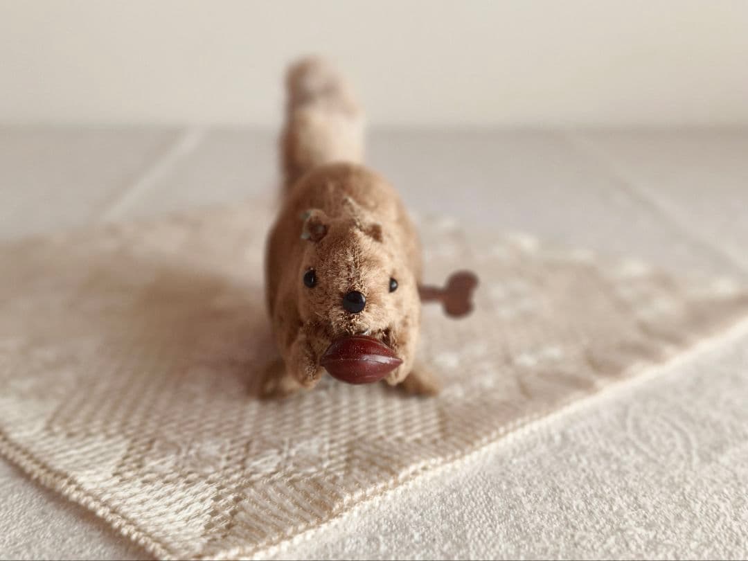 【まーちゃんさま】vintage squirrel ❀ ゼンマイ仕掛けのリスさん