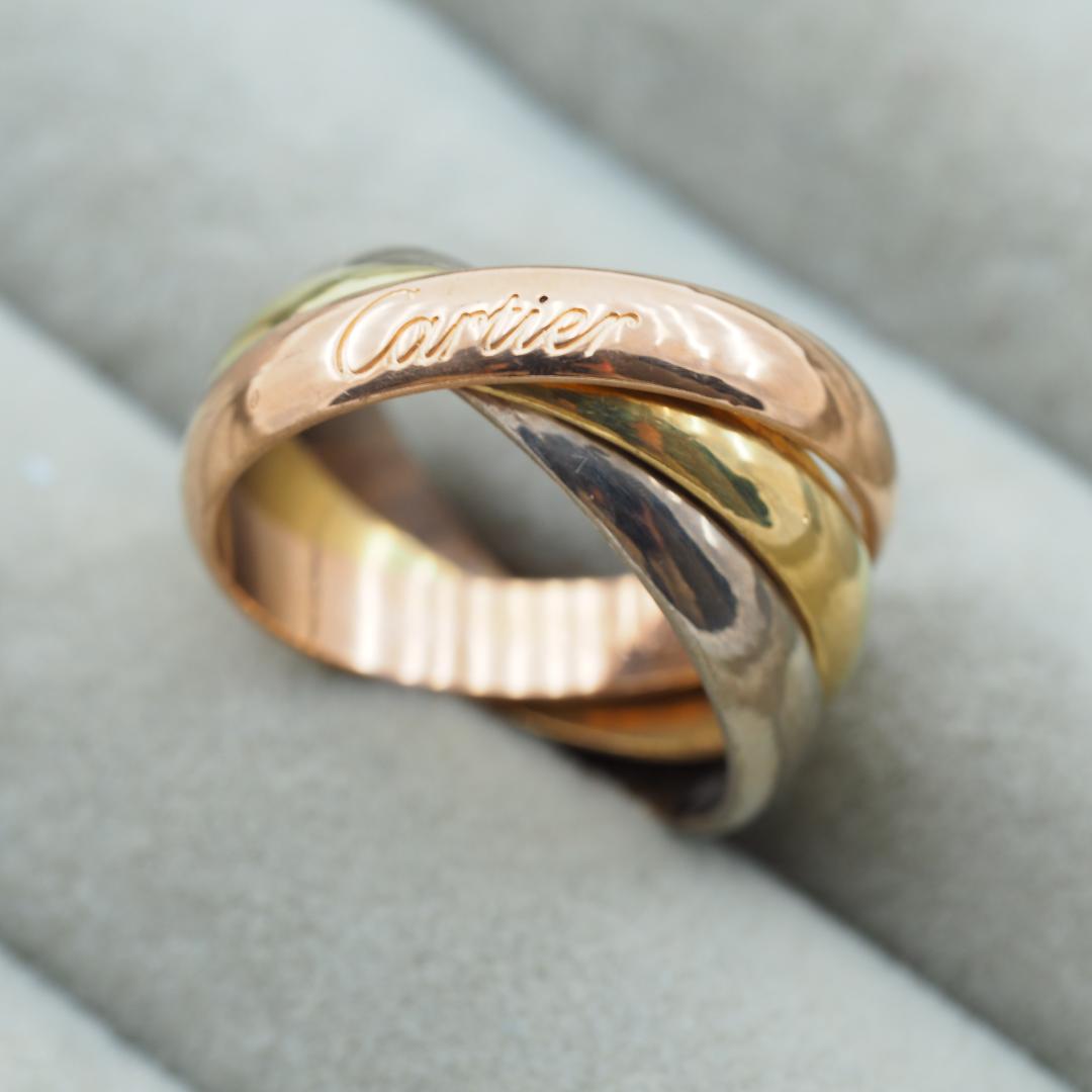 カルティエ リング トリニティ クラシック MM スリーカラー 50号 K18