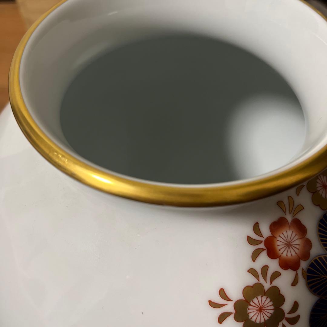 （古伊万里四季）花瓶/美品