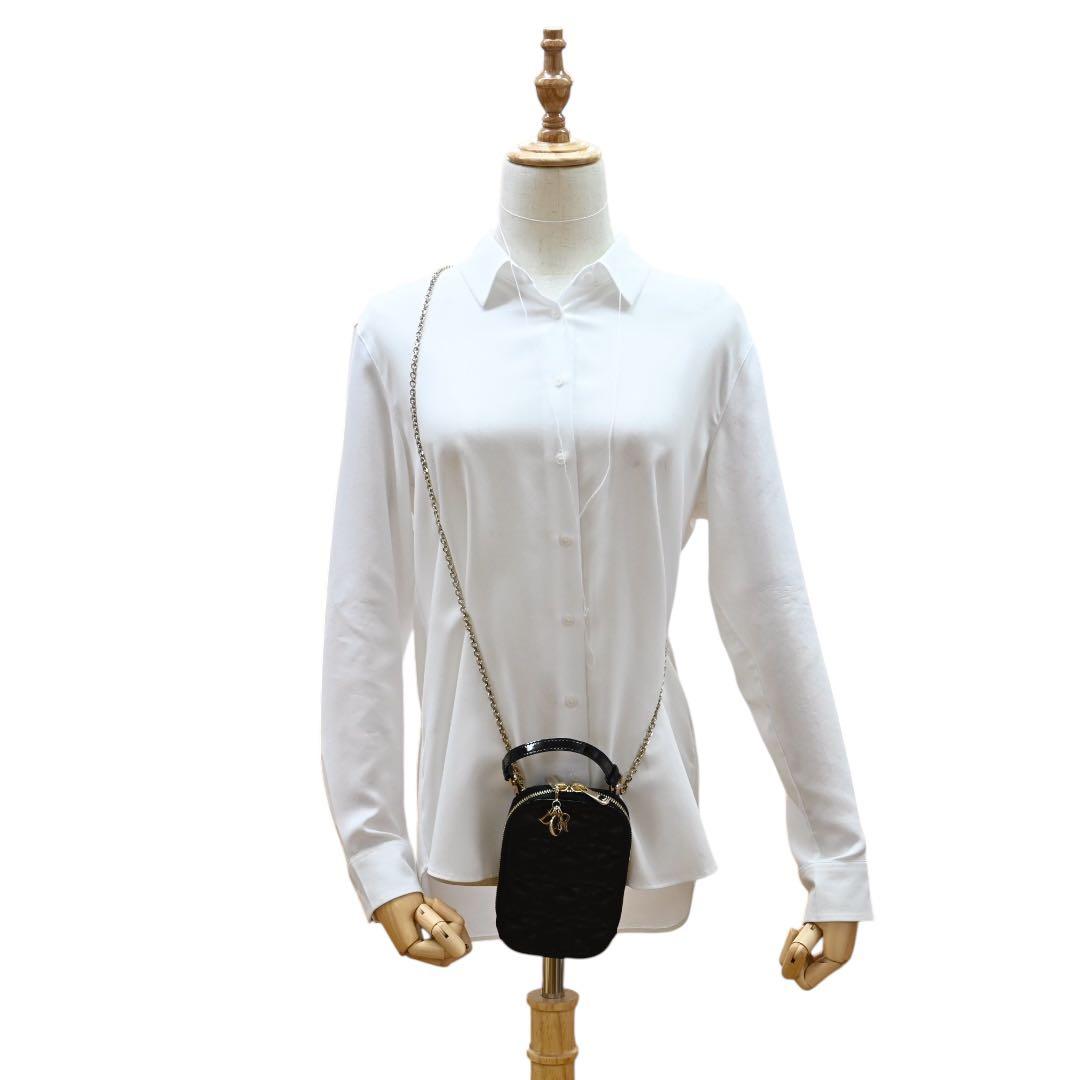 【新品同様】ディオール　カロ　 ブラック ショルダーバッグ　トート　ハンド　黒