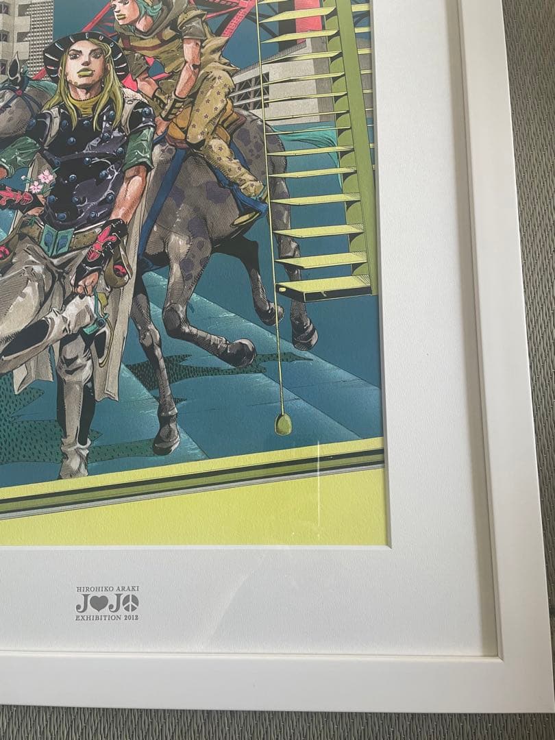 ジョジョの奇妙な冒険　複製原画　7部　ジョニィ&ジャイロ　ジョジョ展
