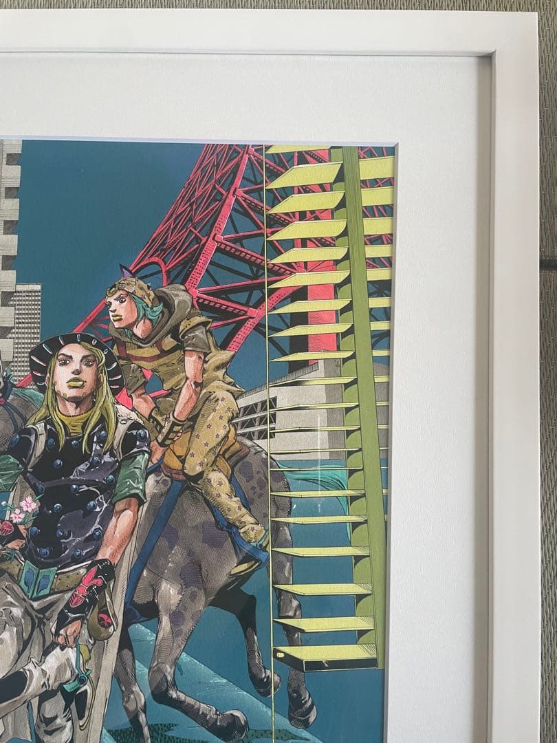 ジョジョの奇妙な冒険　複製原画　7部　ジョニィ&ジャイロ　ジョジョ展