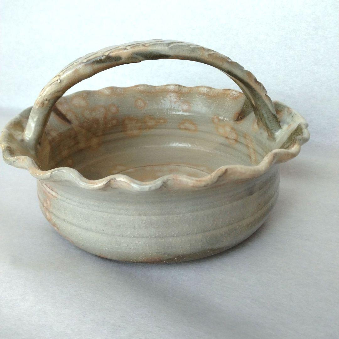 岡田窯8代　岡田裕　萩焼　菓子鉢