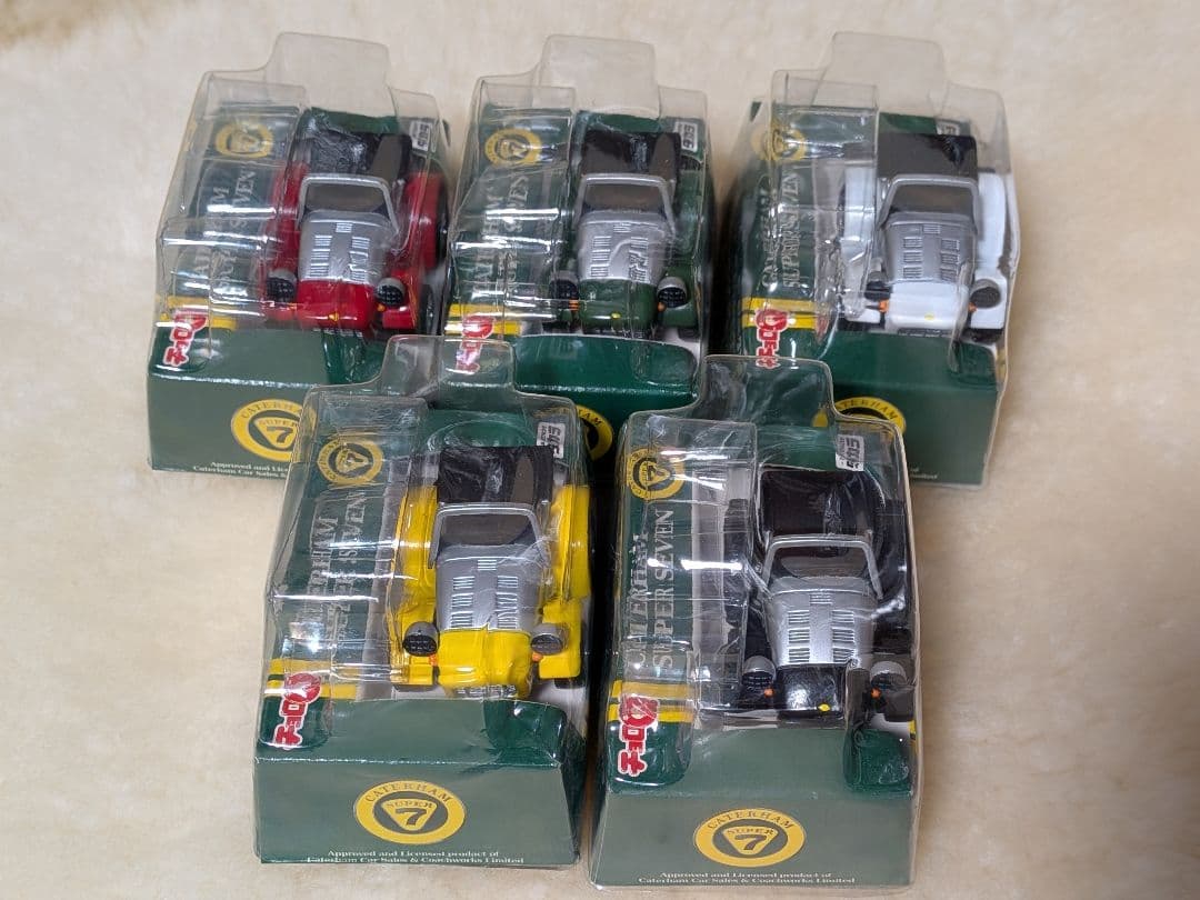 CATERHAM SUPER SEVEN チョロQ　フルカラー 5台セット