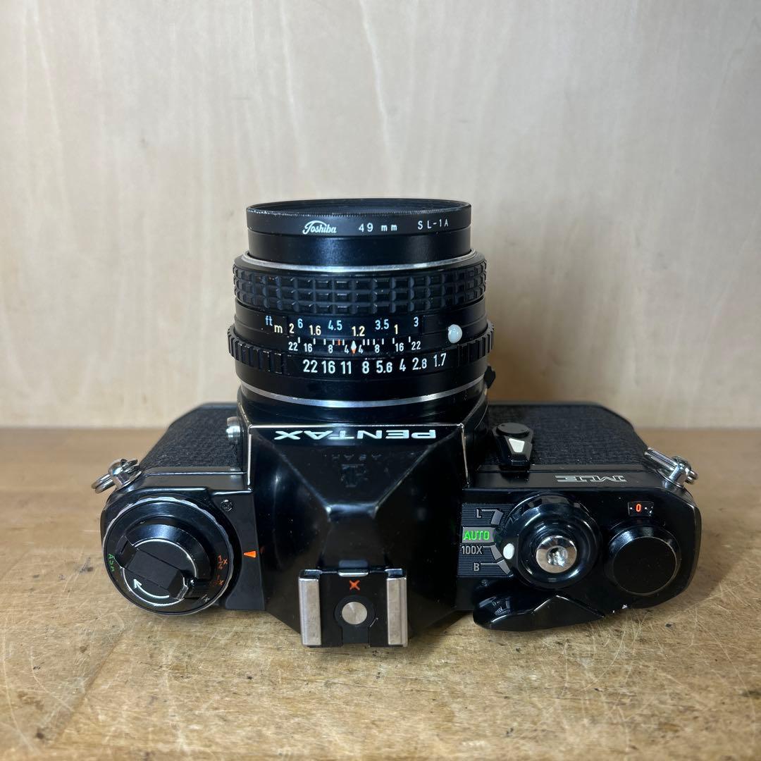 Pentax ME ブラック SMC Pentax-M 50 f1.7 完動美品