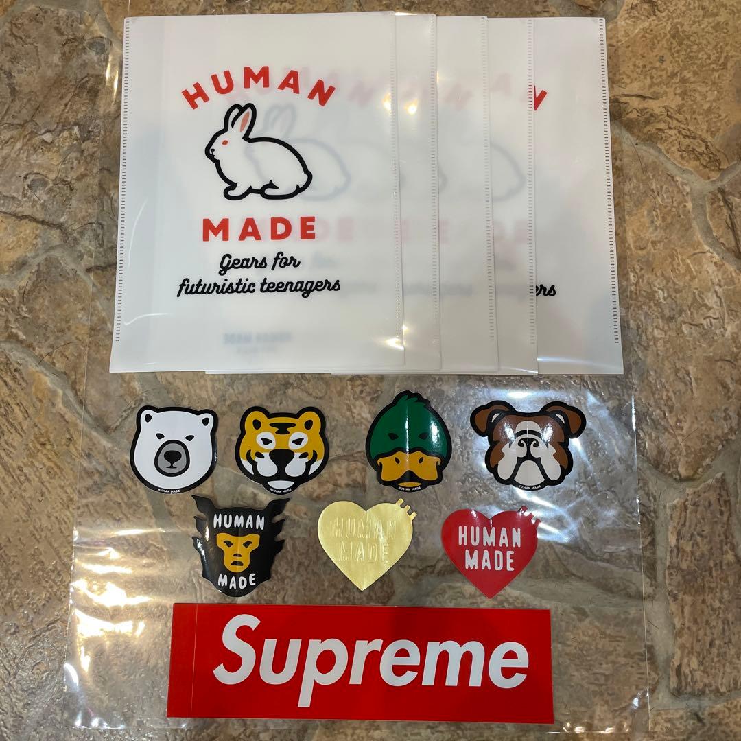 HUMAN MADE × Supreme ノベルティステッカー ファイルセット