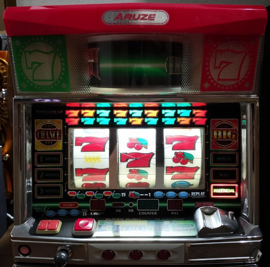 【パチスロ実機】アルゼ★コンチ４X【不要機付】４号機・希少台・人気台