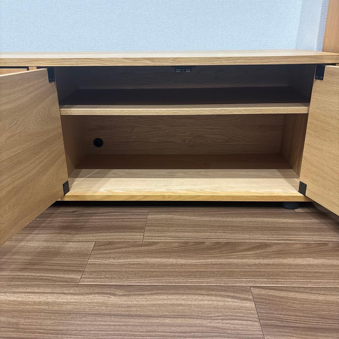 【無印良品】スタッキングキャビネット　テレビ台　オーク材