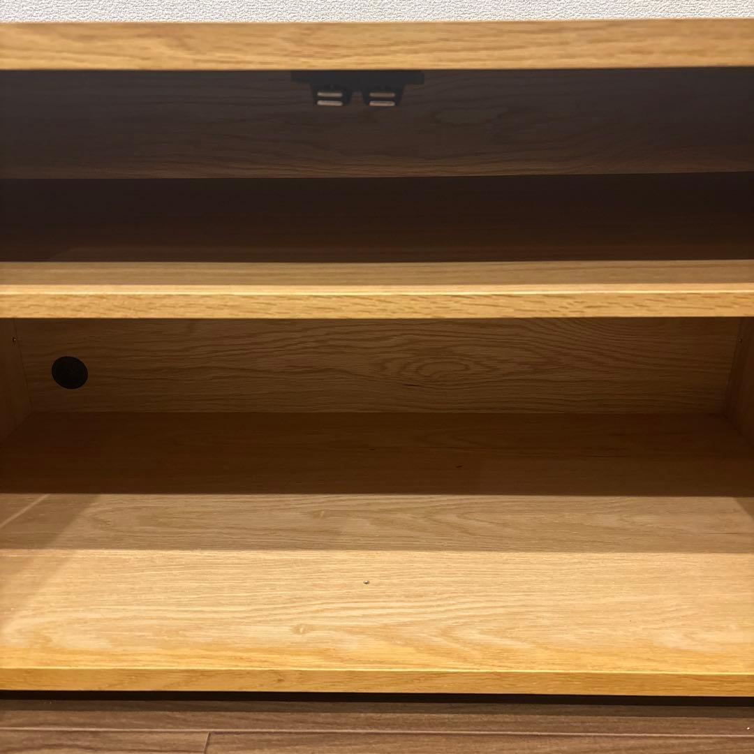 【無印良品】スタッキングキャビネット　テレビ台　オーク材