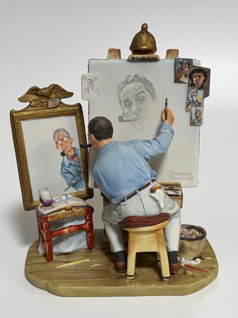 ノーマン・ロックウェル　トリプルセルフポートレート