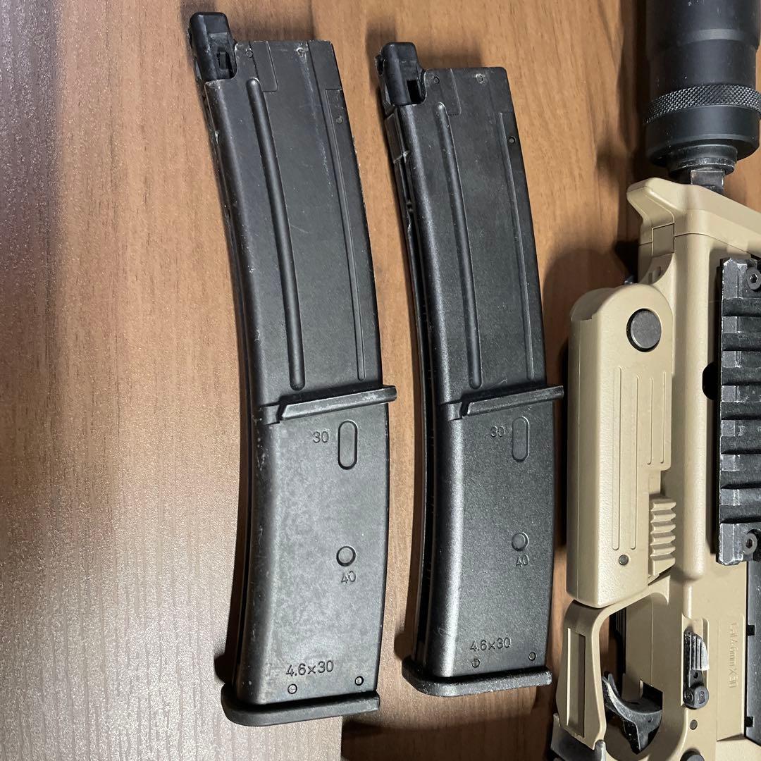 MP7 ガスガン タンカラー サプレッサー付き