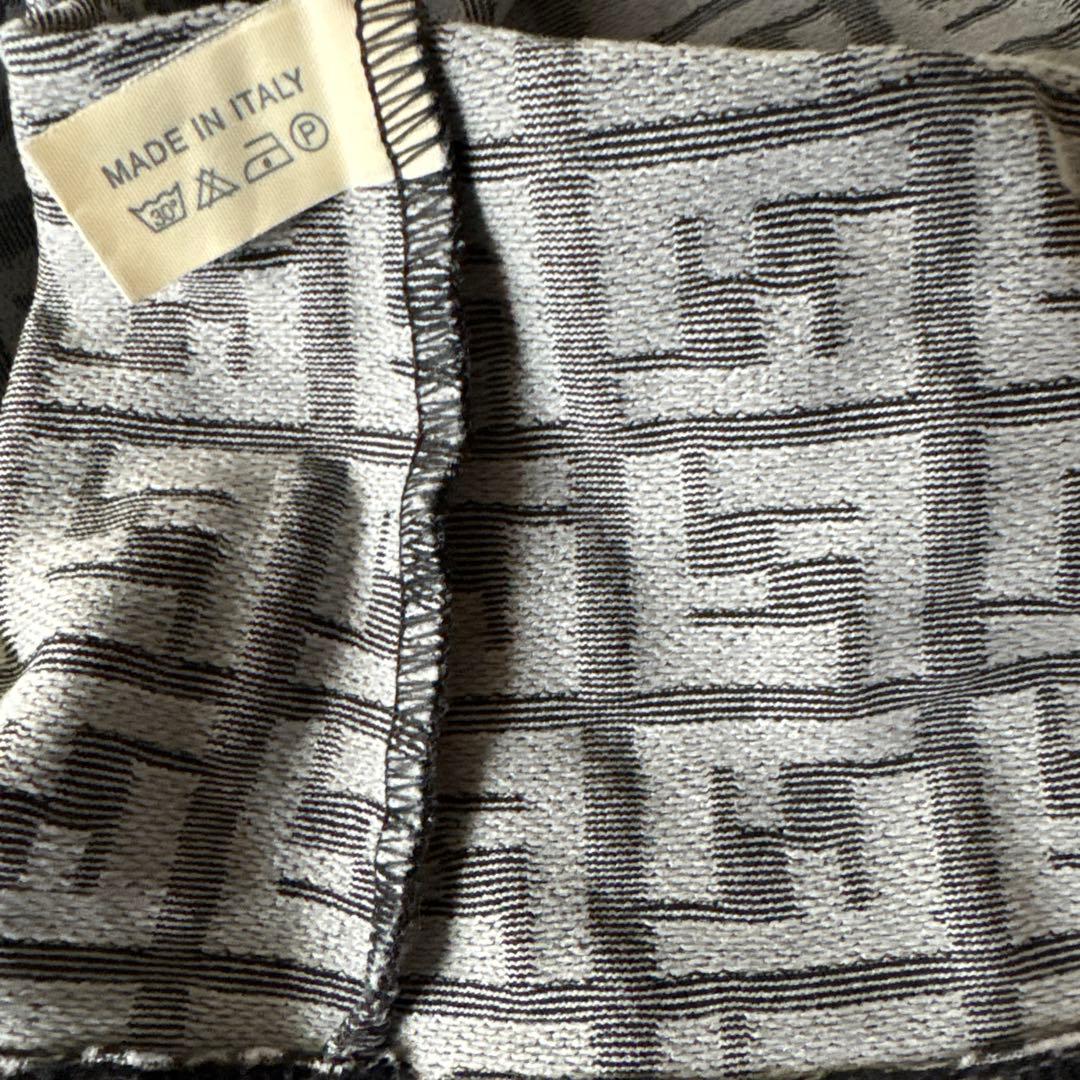 フェンディ　FENDI ポロシャツ　トップス　Tシャツ　ズッカ柄美品イタリア製