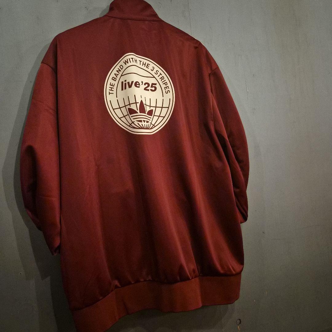値下海外限定oasis adidas Live'25 トラックジャケットマルーン