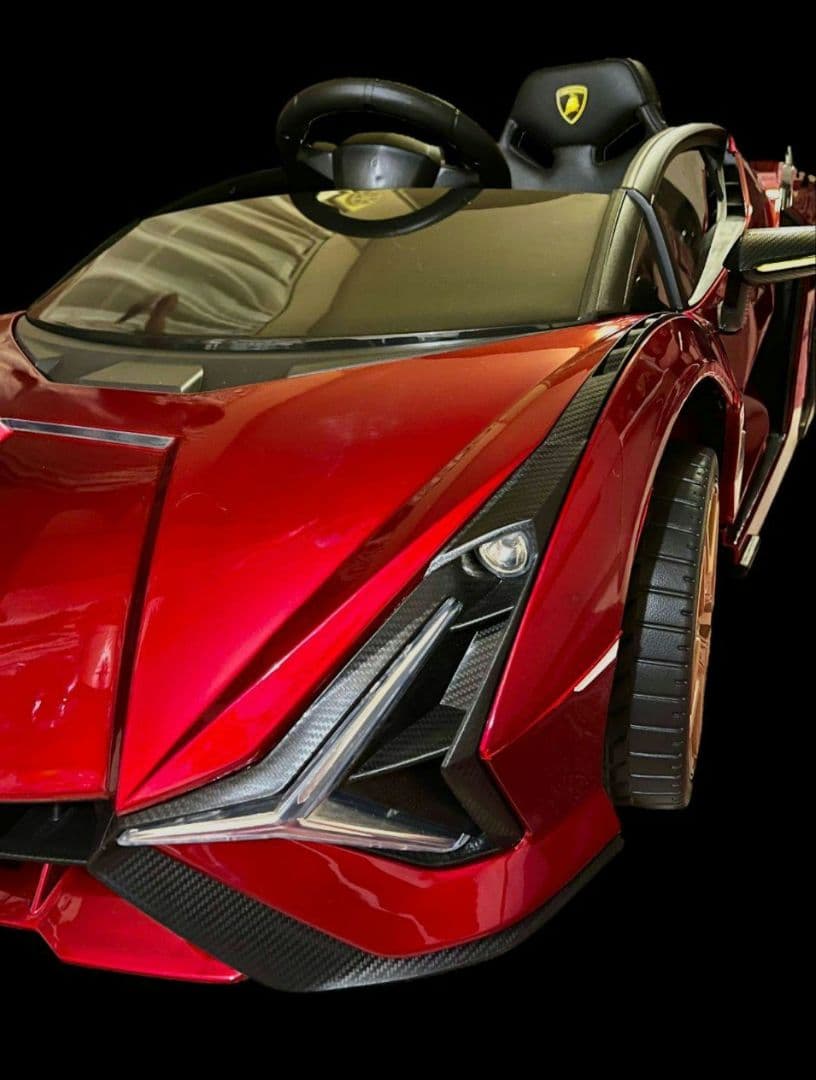 電動乗用玩具　ランボルギーニ シアン 電動 乗用車　 限定モデル　モニターあり