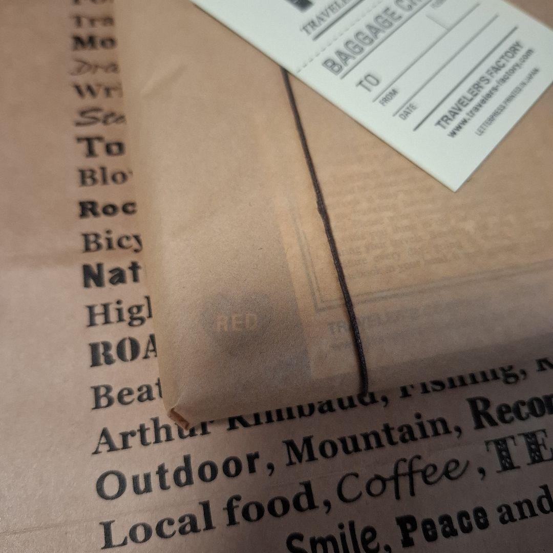 トラベラーズノート LOVE AND TRIP レッド パスポートサイズ