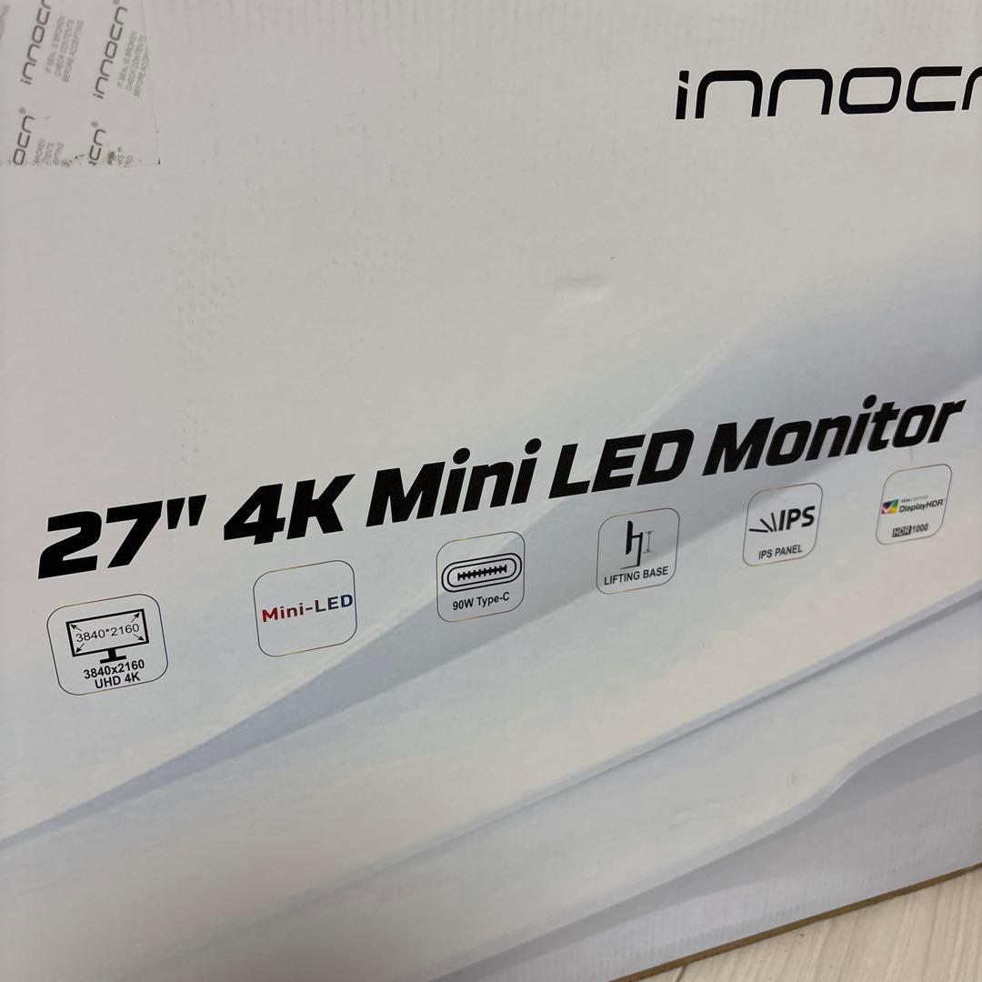 【年末価格】Innocn 27インチ 4K MiniLED ゲーミングモニター