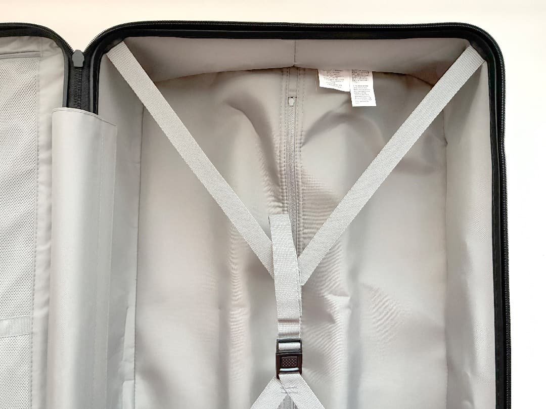 無印良品　バーを自由に調節できる　ハードキャリーケース（１０５Ｌ） 銀座限定 赤