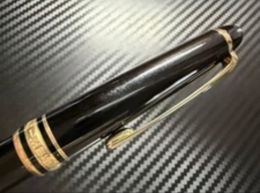 極美品 エボナイト芯 モンブラン 144 ブラック 全金 F 細字 万年筆