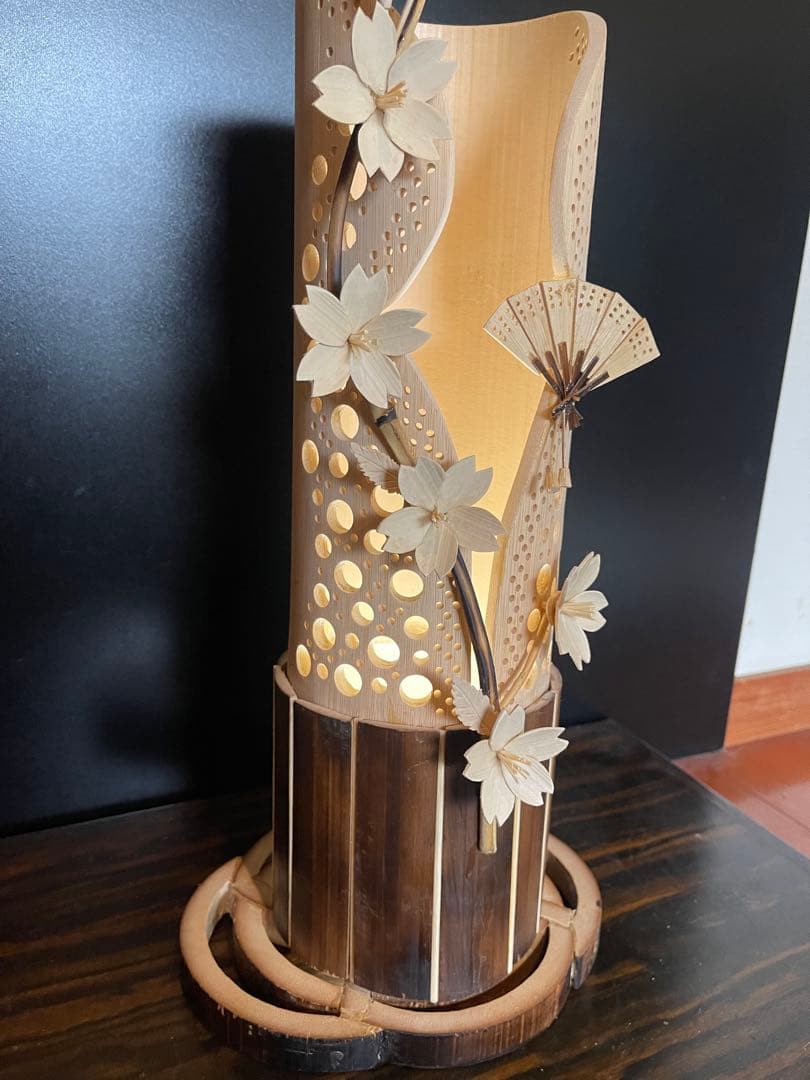 竹灯籠　〜美竹桜①〜　竹細工