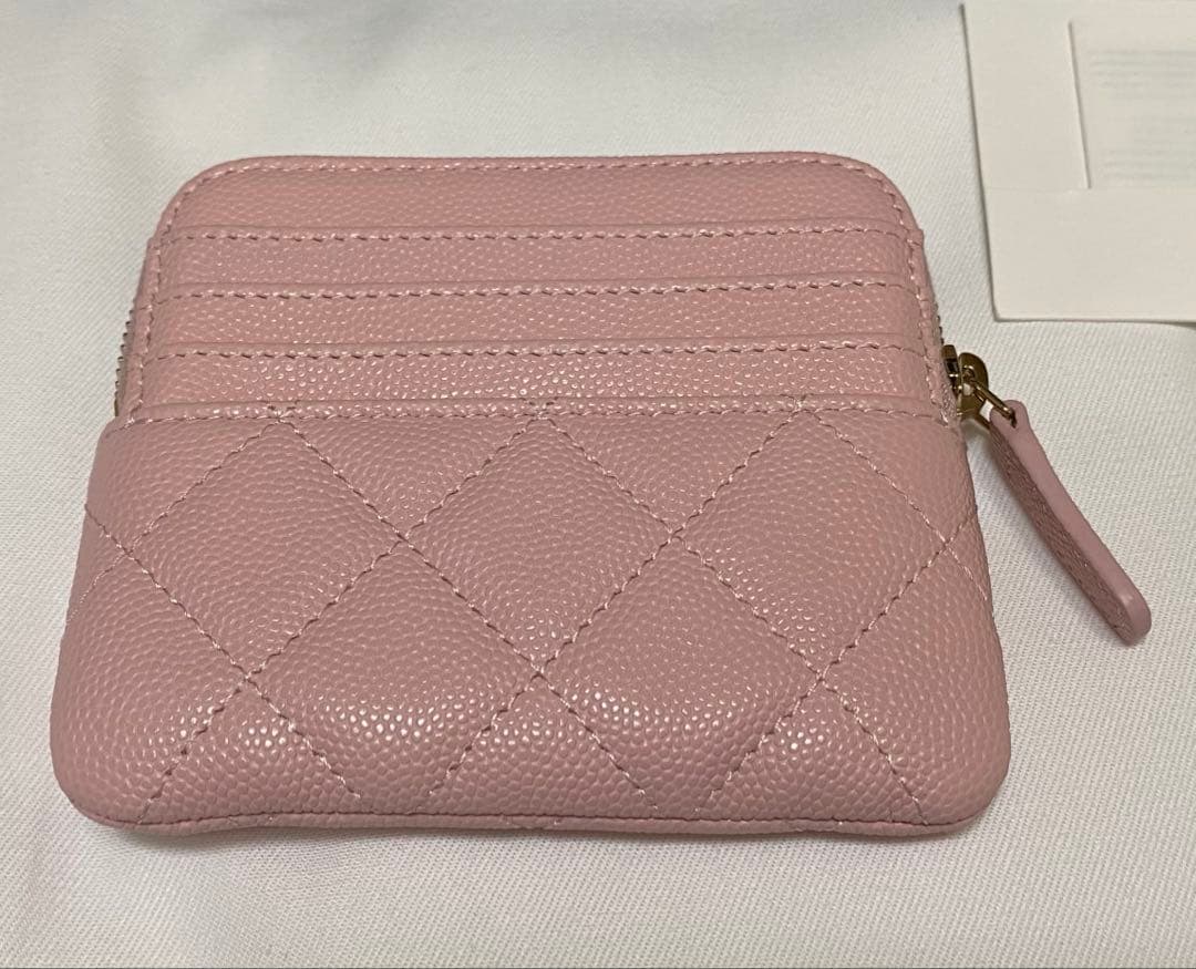 シャネル マトラッセ ケース 財布 キャビアスキン