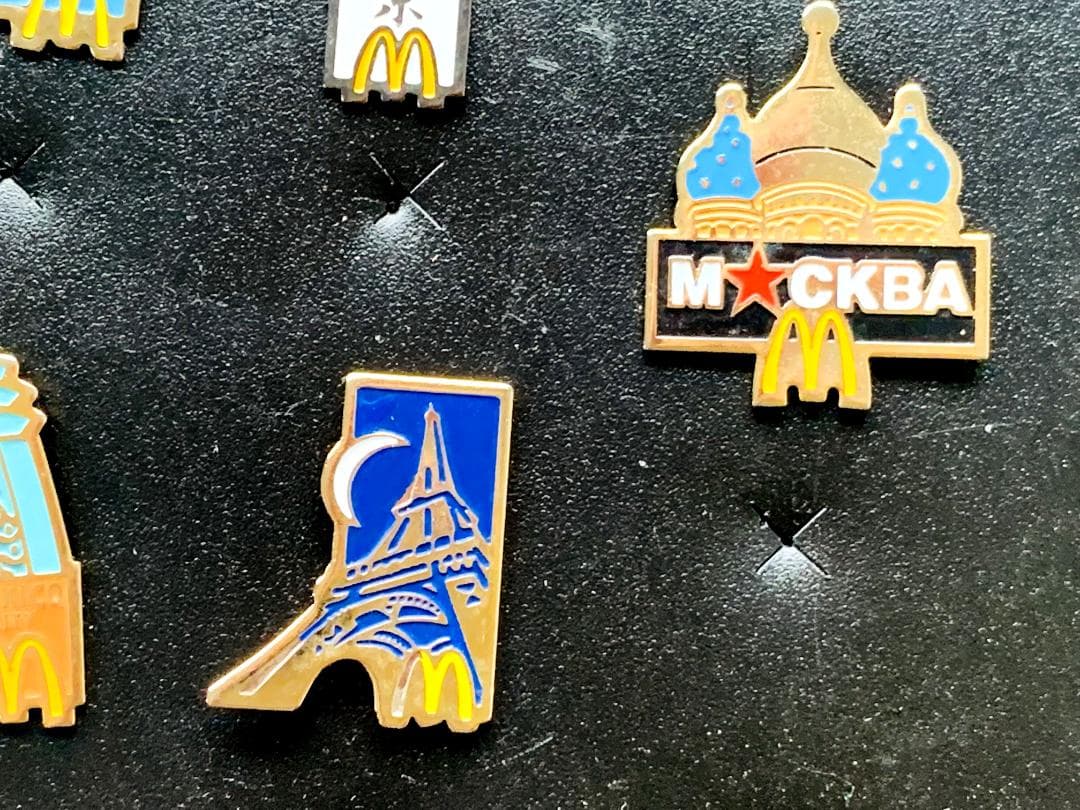 42639 たなか ピンバッチマクドナルド 世界の首都 11個×5セット