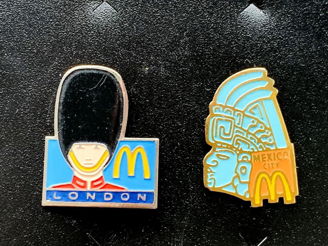 42639 たなか ピンバッチマクドナルド 世界の首都 11個×5セット