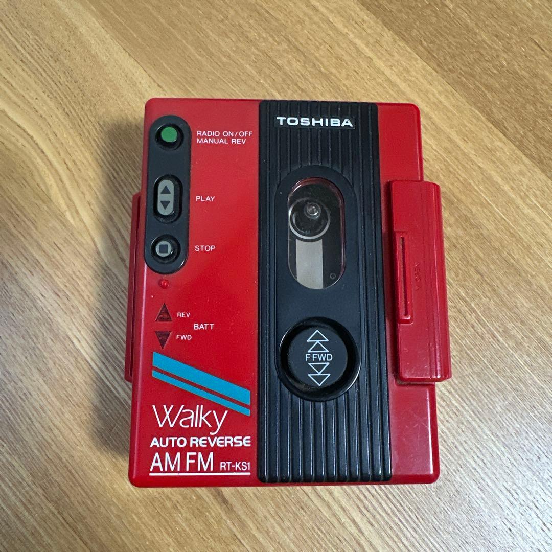 希少 美品 TOSHIBA Walky RT-KS1 カセットプレーヤー