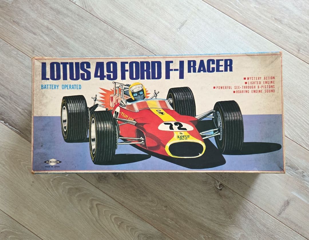 ブリキの車 LOTUS 49 FORD F-1 RACER バッテリー駆動