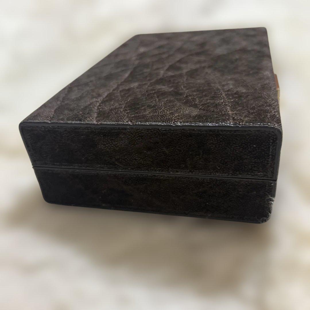 カンダミサコ MALT PENNE 万年筆ケース エレファントレザー ブラウン