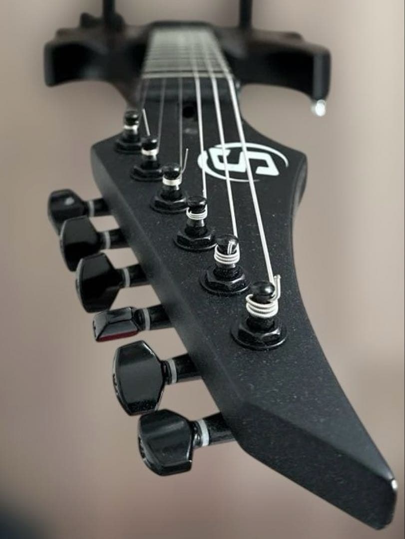 Solar エレキギター スキャロップ加工(素人加工)