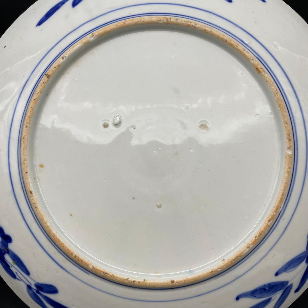 伊万里・有田焼　明治時代　色絵大皿　金彩　飾り皿　40cm