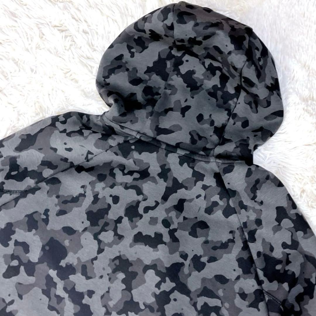 ✨ナイキ テックフリース セットアップ ジャージ グレー カモフラ 迷彩 M