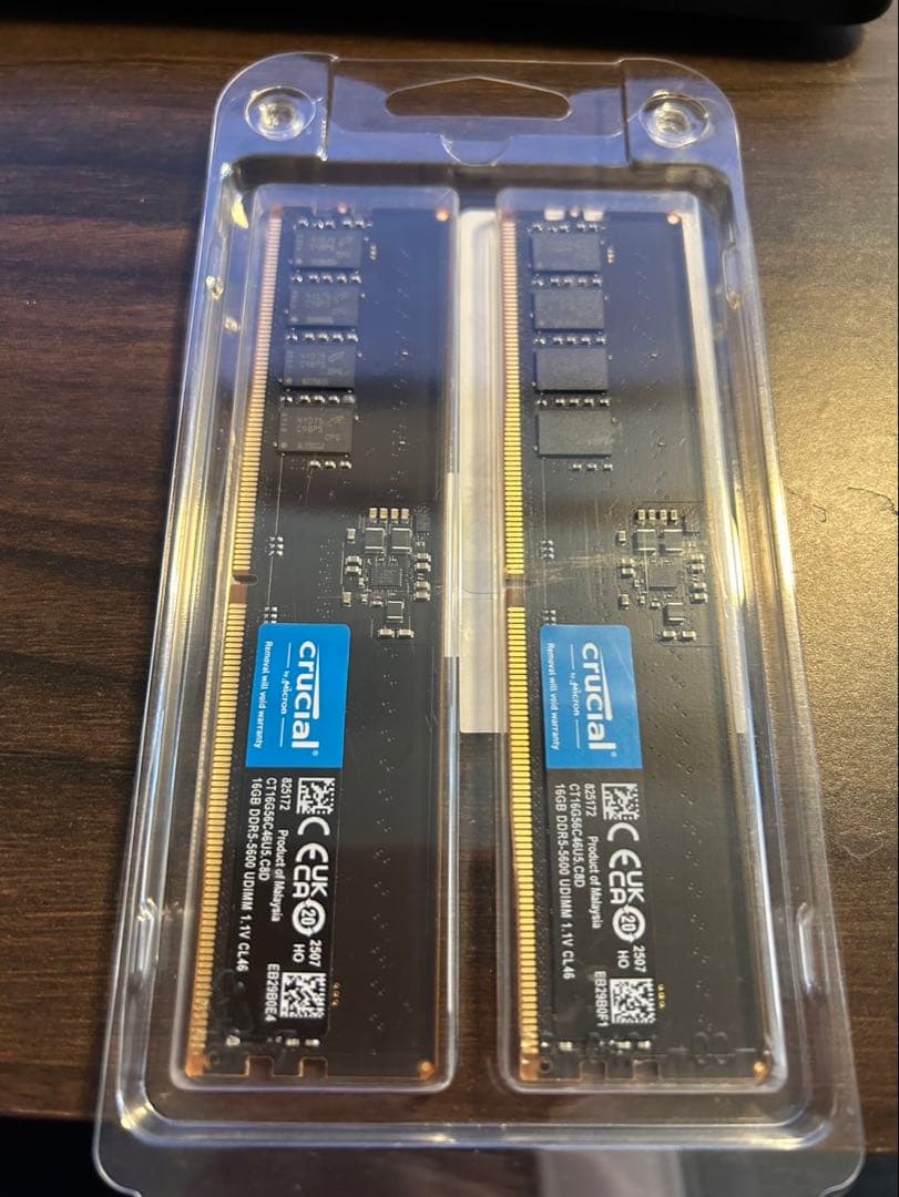 crucial DDR5-5600 32GBキット
