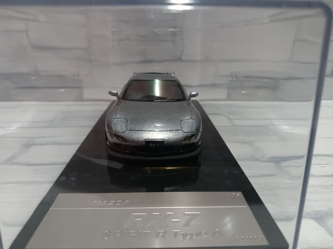 1/43 Wits　マツダ　RX-7 スピリットR タイプA　ミニカー　グレー