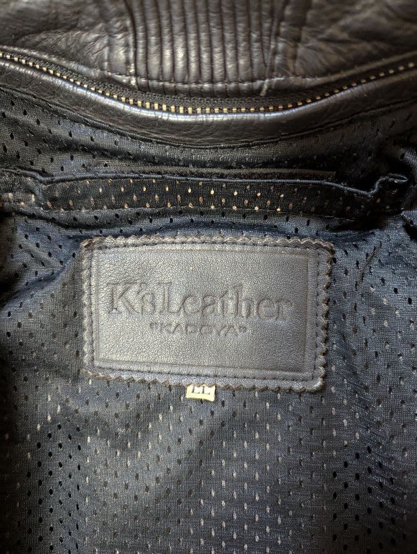 皮ジャン　カドヤ　ブラックスター