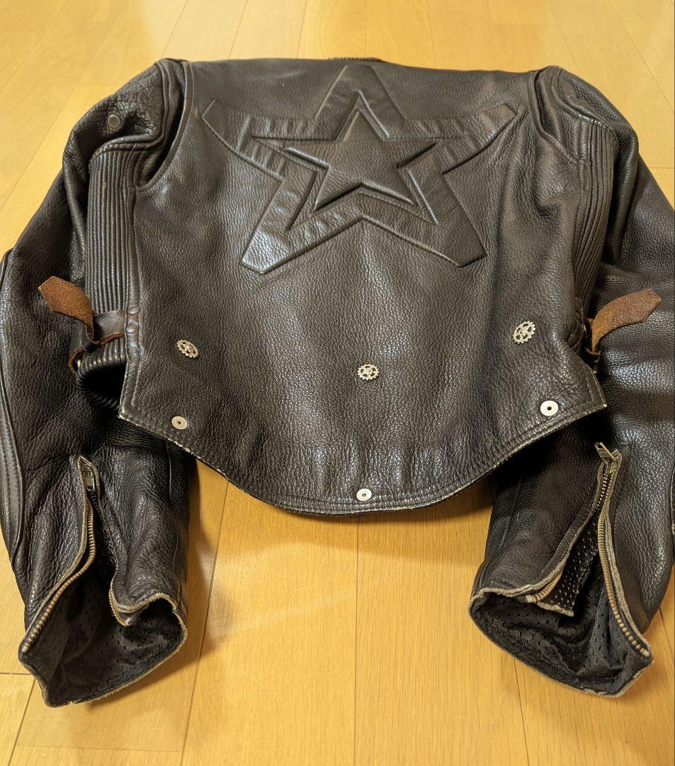 皮ジャン　カドヤ　ブラックスター