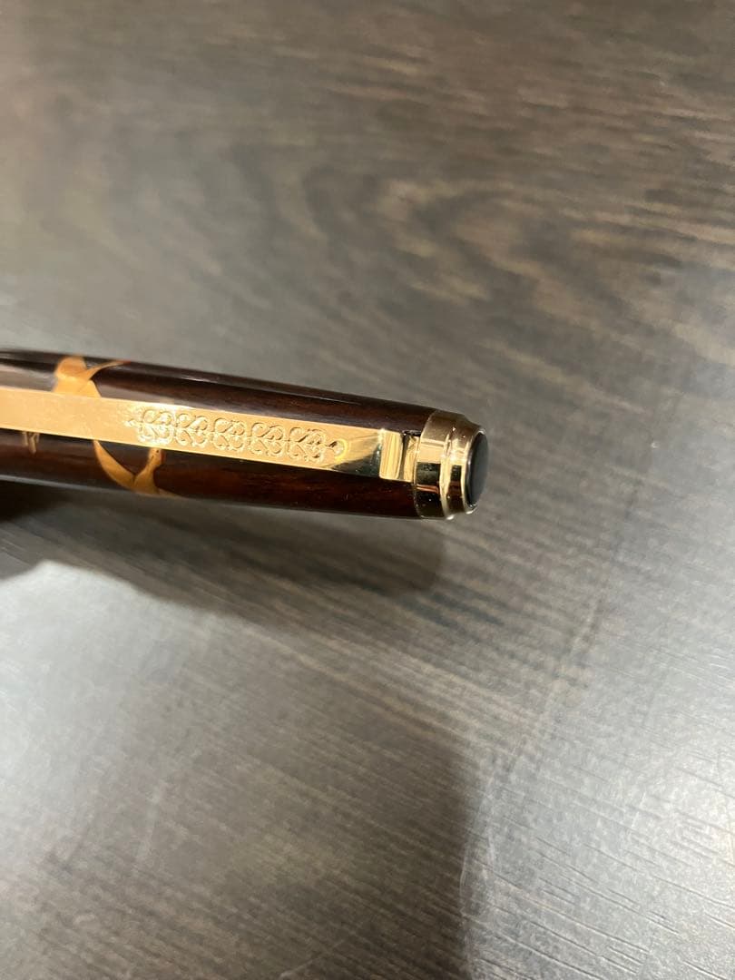 Sailor セーラー 万年筆 茶色 ゴールド 18k 刻印 ヴィンテージ