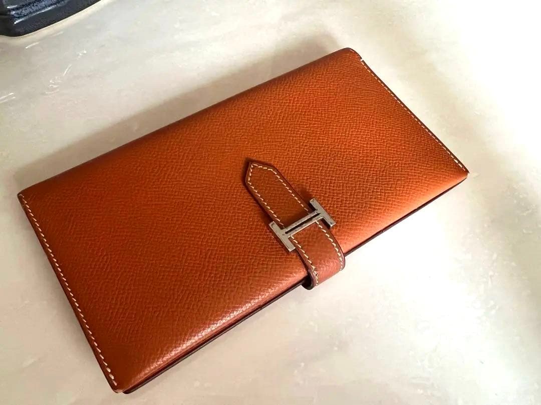 HERMES エルメス ベアン 二つ折り長財布