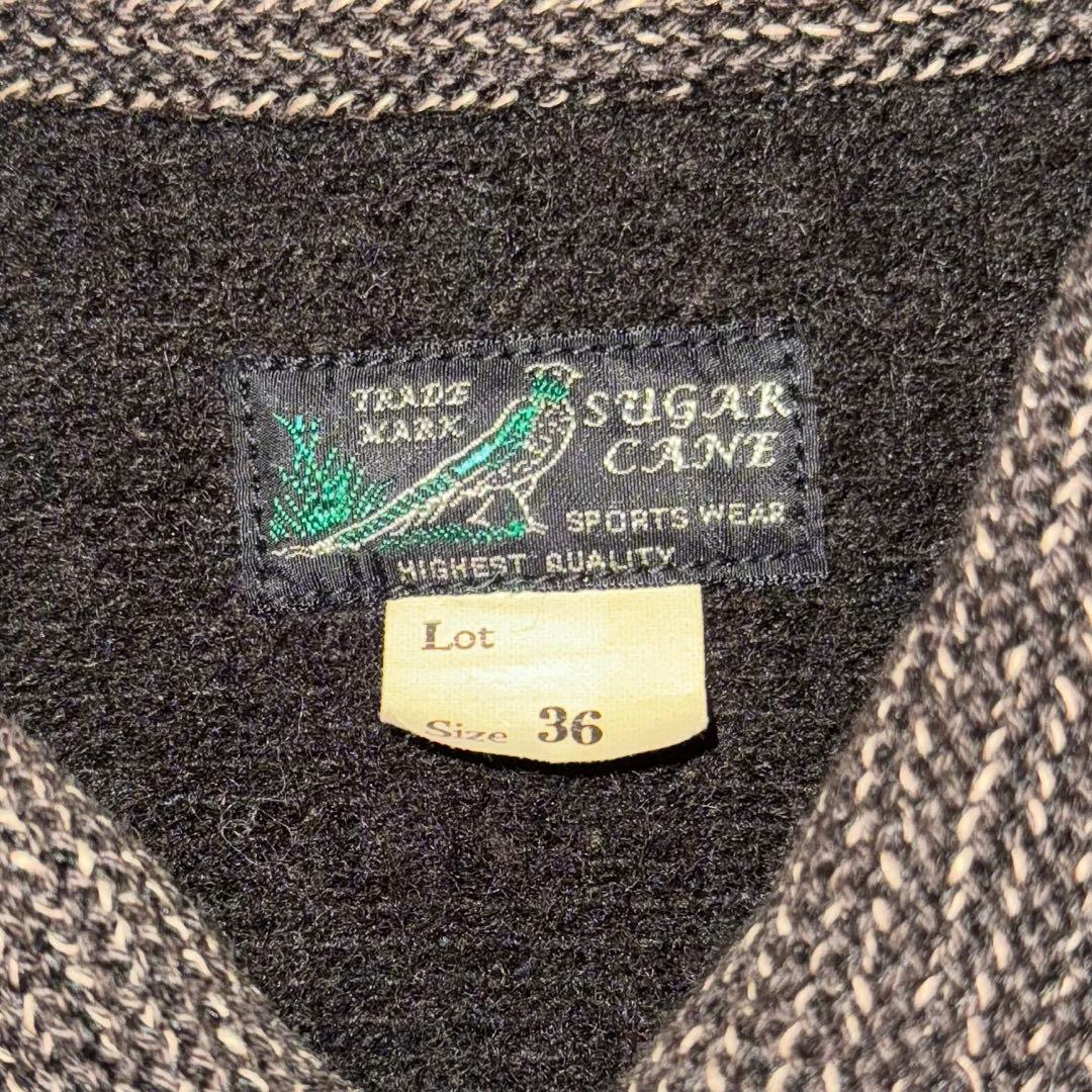 Sugar cane ビーチクロスジャケット　ごま塩　36