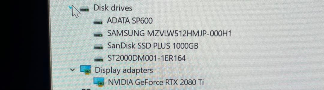 自作ゲーミングPC i7 9700KF RTX2080ti 32GB RAM